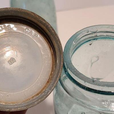 Lot 240: Antique Buffalo Lithia Water Bottle, Early Mason, and Tom McAllister Bottle