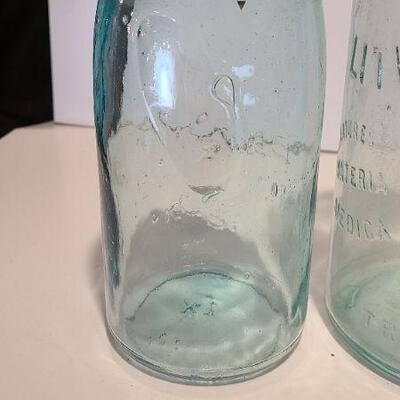 Lot 240: Antique Buffalo Lithia Water Bottle, Early Mason, and Tom McAllister Bottle