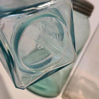 Lot 223: Rare Knowlton Vacuum Fruit Jar Green and More