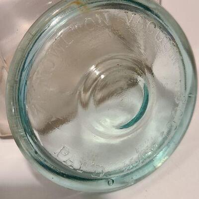 Lot 223: Rare Knowlton Vacuum Fruit Jar Green and More
