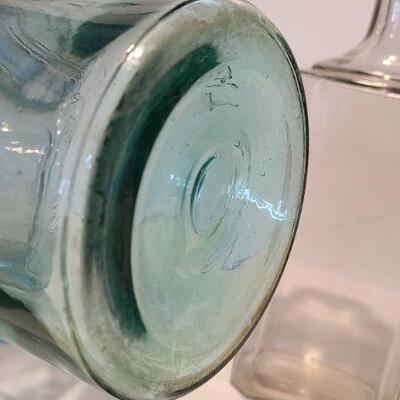 Lot 223: Rare Knowlton Vacuum Fruit Jar Green and More