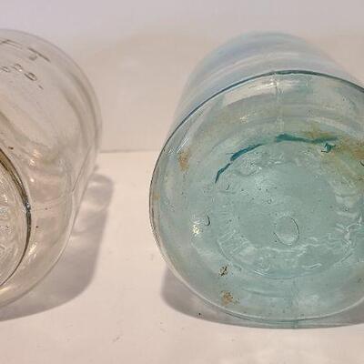 Bottles 222 B: Amber Brighton Place Dairy Bottle/ S. McKee Blue Bottle and More