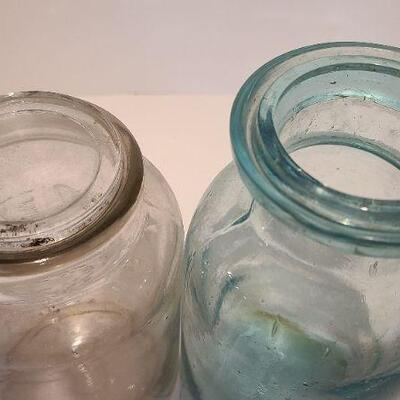 Bottles 222 B: Amber Brighton Place Dairy Bottle/ S. McKee Blue Bottle and More