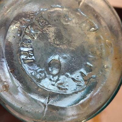 Bottles 222 B: Amber Brighton Place Dairy Bottle/ S. McKee Blue Bottle and More