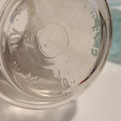 Bottles 222 B: Amber Brighton Place Dairy Bottle/ S. McKee Blue Bottle and More