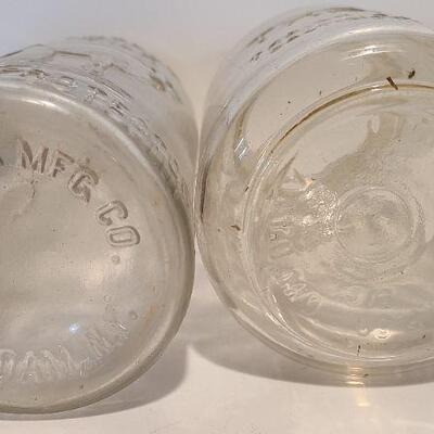 Bottles 222 B: Amber Brighton Place Dairy Bottle/ S. McKee Blue Bottle and More