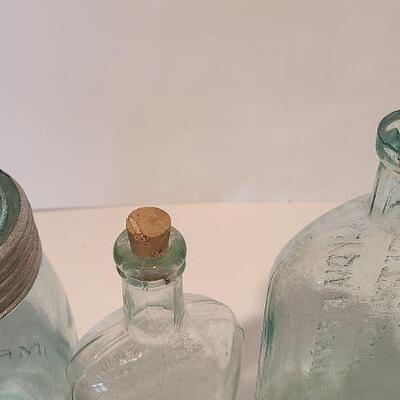 Lot 221: Antique Bottles ( Chas Davis, Lydia Pinkham, Voliter, Calahan & McCrudden
