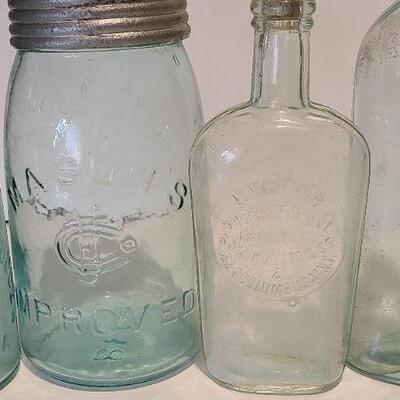 Lot 221: Antique Bottles ( Chas Davis, Lydia Pinkham, Voliter, Calahan & McCrudden