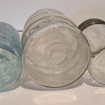 Lot 215: Tartan Coffee Jar, Gayner Mason, Improved Jar, and Roeshman/Coffey AC Soda Bottle