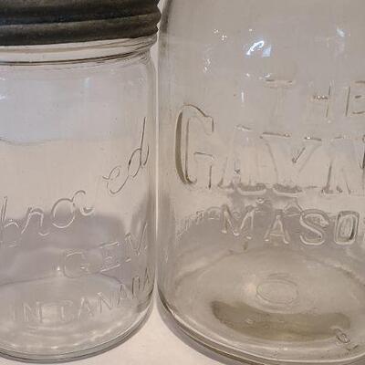Lot 215: Tartan Coffee Jar, Gayner Mason, Improved Jar, and Roeshman/Coffey AC Soda Bottle