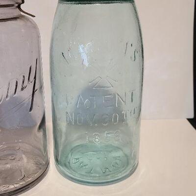 Lot 220: Large Colorful Mason Jars