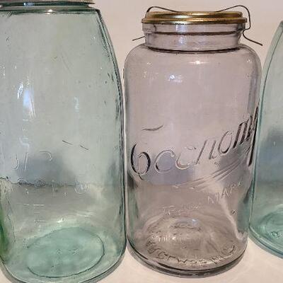 Lot 220: Large Colorful Mason Jars