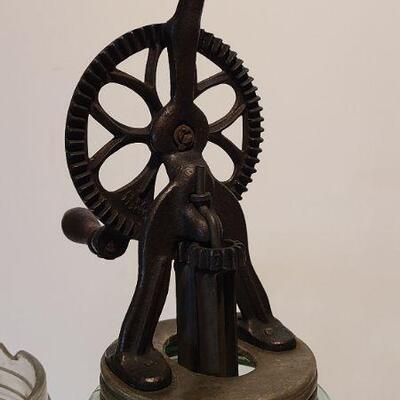 Lot 210: Daisy Churn # 20 Jar and Hoyt Egg Beater Jar