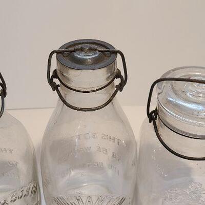 Lot 199: Unique Dairy Bottles and Mason Jar (Jefferson Co/ Binghampton Dairy)