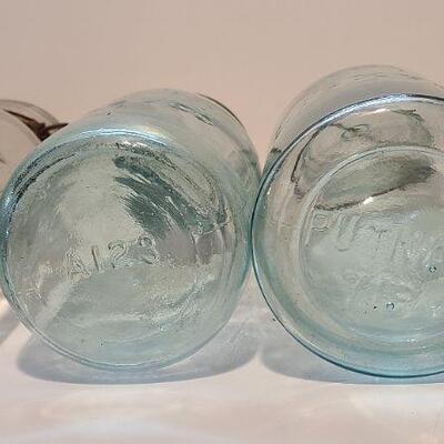 Lot 198: Unique Early Mason and Lightning Jars 