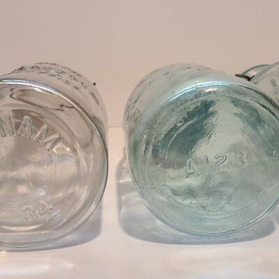 Lot 198: Unique Early Mason and Lightning Jars 