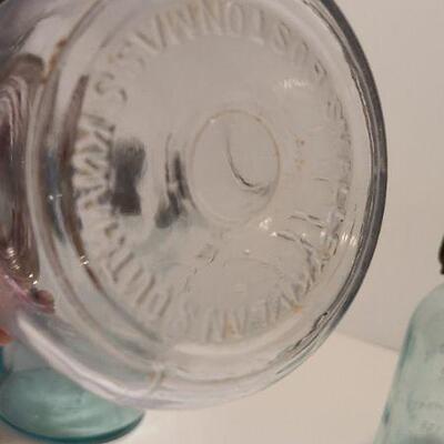 Lot 195 : Double Safety Mason Jar/ Telephonic Mason Jar and more