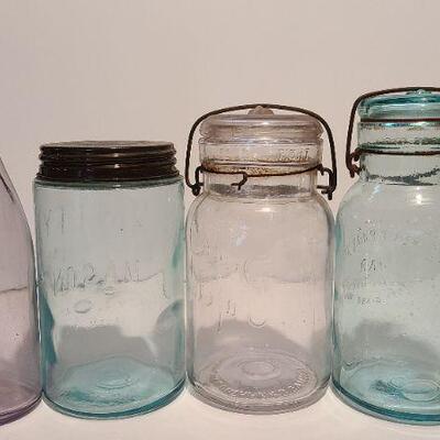 Lot 195 : Double Safety Mason Jar/ Telephonic Mason Jar and more