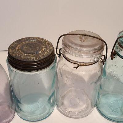 Lot 195 : Double Safety Mason Jar/ Telephonic Mason Jar and more