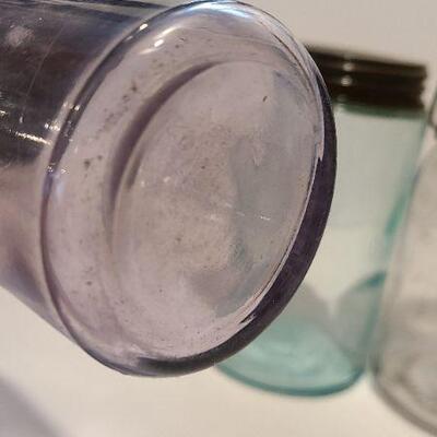 Lot 195 : Double Safety Mason Jar/ Telephonic Mason Jar and more