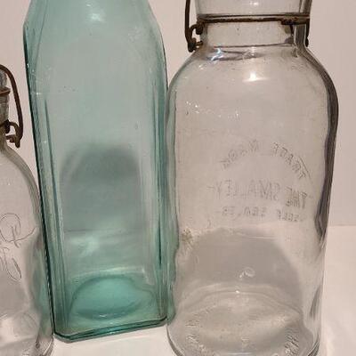 Lot 193: Large Antique Double Safety, Smalley Self Seal, Improved Everlasting Jar 