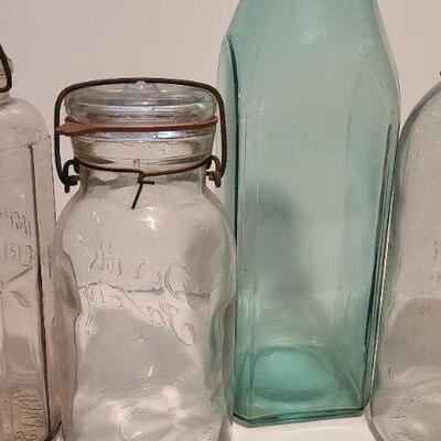 Lot 193: Large Antique Double Safety, Smalley Self Seal, Improved Everlasting Jar 
