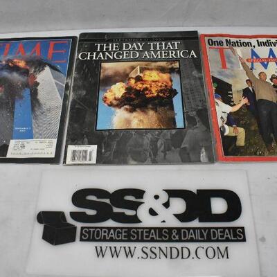 3 Magazines from September 2001