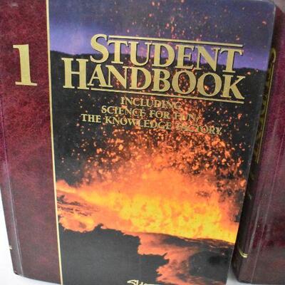 3 Hardcover Non-Fiction Books: Student Handbooks Volumes 1, 2, & 3
