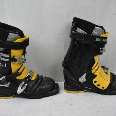 Scarpa Vibram Boots (Ski Boots?) Black & Yellow