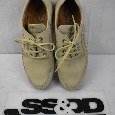 ECCO Cross Comfort Shoes. Tan Leather, Size 43