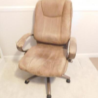 Lane Brand Metal Frame Fabric Seat and Back Adjustable Office Chair