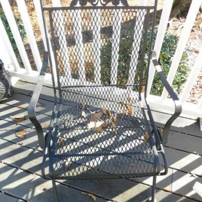 Choice Two:  Pair of Metal Patio or Porch Chairs 