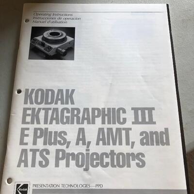 Vintage Kodak EKTAGRaphic III E Plus, A, AMT ATS Projector Works 