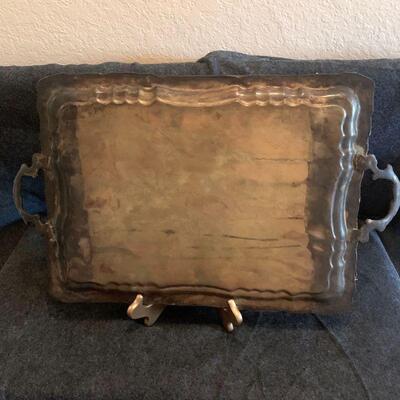 LOT 80  MIXED METALS EGYPTIAN THEME TRAY