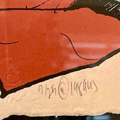 LOT 88  S/N PRINT ON RAGGED EDGE PAPER NATIVE WOMAN AMADO MAURILIO PENA