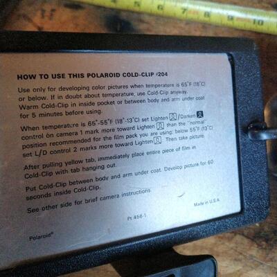 Vintage Polaroid Camera etc.