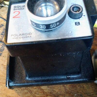 Vintage Polaroid Camera etc.
