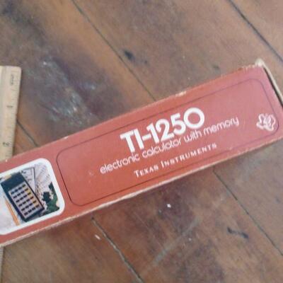Vintage TI-1250 Calculator 