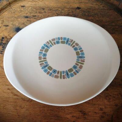 Vintage Canonsburg Pottery Platter Duro gloss  Decoration