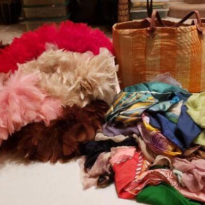 Women's Scarf's and Feather Boa's
