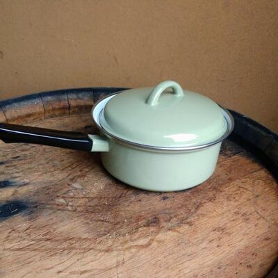 Vintage Enamel Saucepan