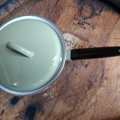 Vintage Enamel Saucepan