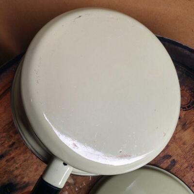 Vintage Enamel Saucepan