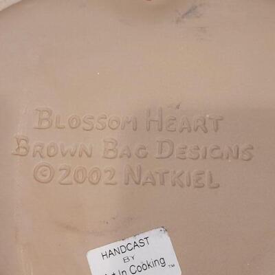 Lot 26: Brown Bag Cookie Art Shortbread Heart Pans (one signed by Artist)
