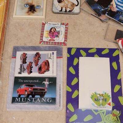 Lot 47:  Vintage Kitchen Poster and Magnets lot