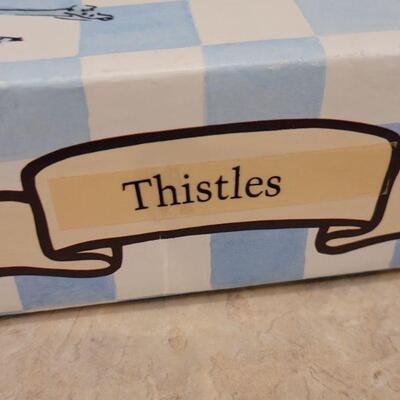 Lot 54: (2) Brown Bag Cookie Art Shortbread Pans - Thistles