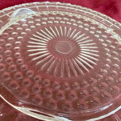 Lot 501 - Vintage Glass Cake Plates