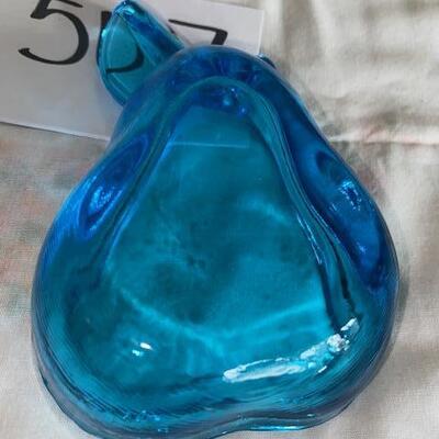 Lot 507 - Art Glass Blue Ashtray