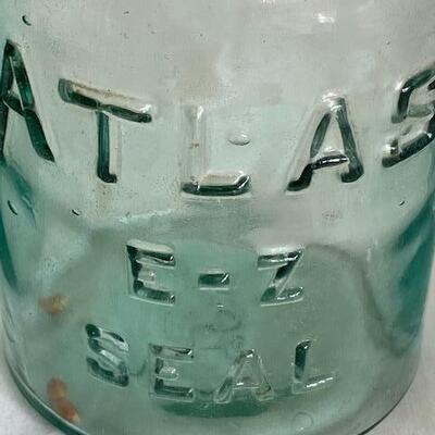 Lot 518 - Vintage Blue Canning Jars