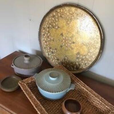 Vintage Clay Casserole Dishes and Other Unique Accessories - SKU B11